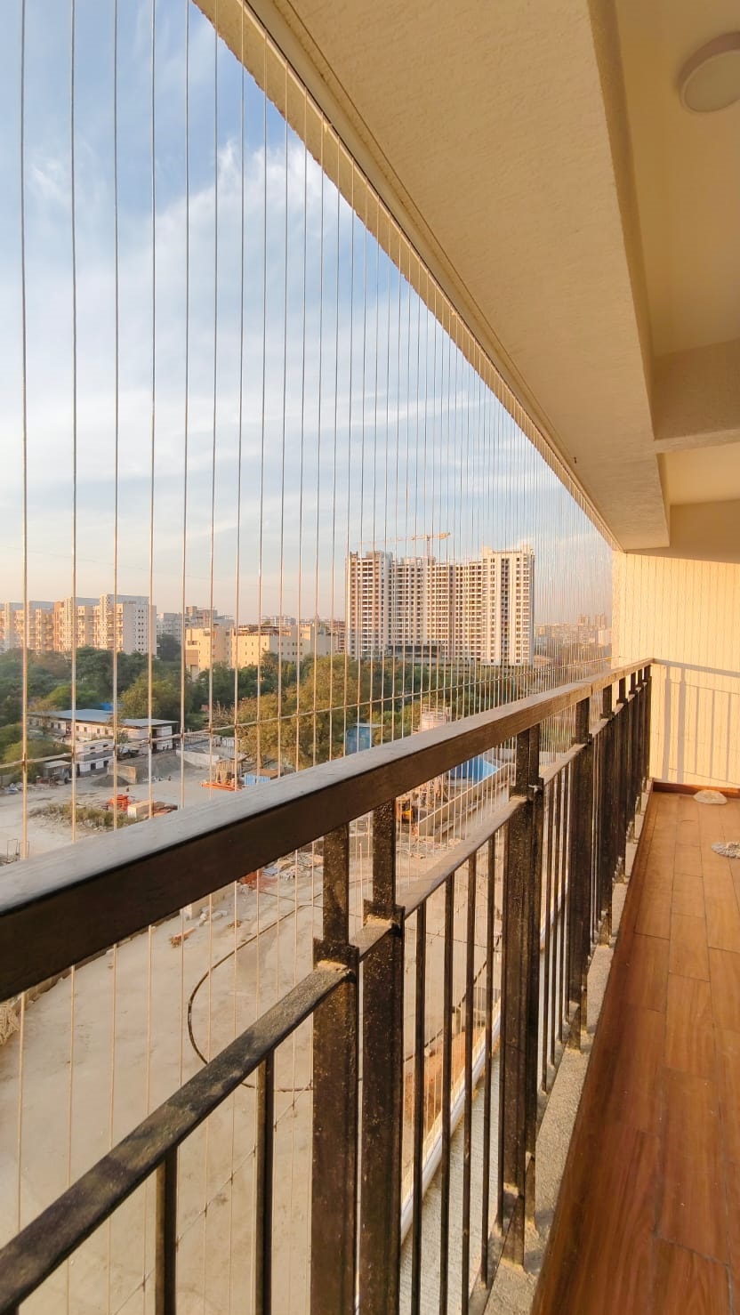 Invisible grill wires for clear views and child safety